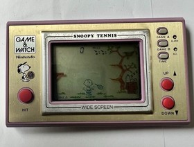 Nintendo Game & Watch Snoopy Tennis SP-30 1982 Wide Screen  