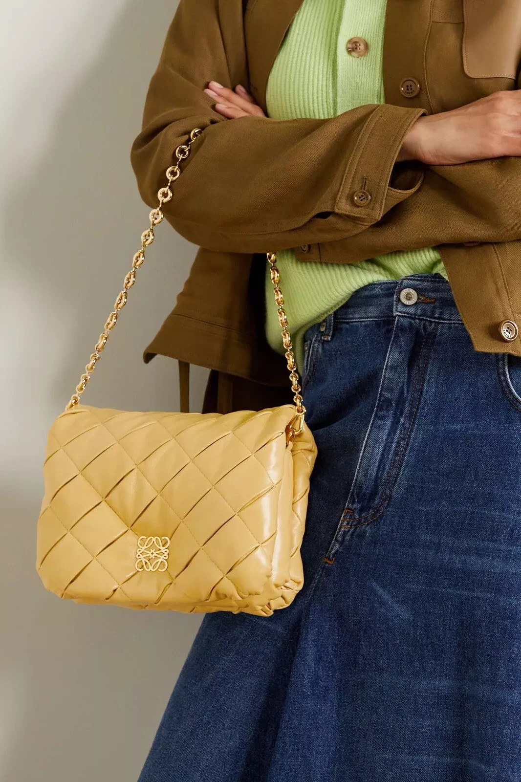 Loewe Goya Puffer Quilted Padded Leather Shoulder Bag RRP £3250 New image 4