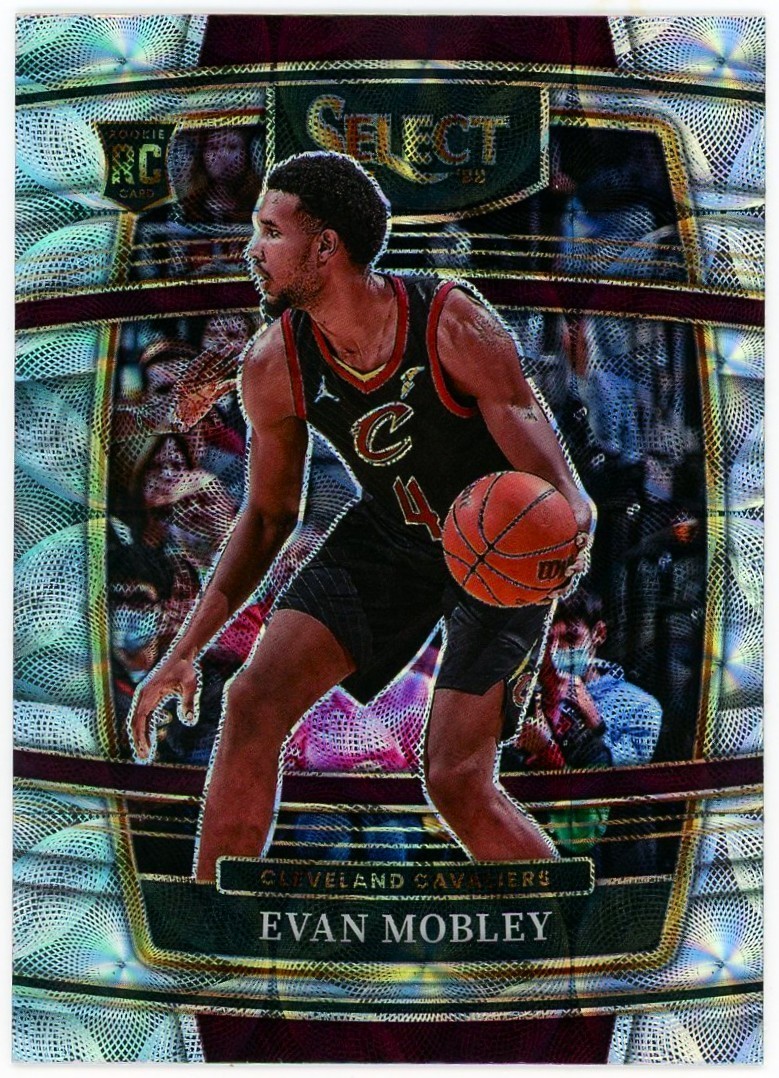 2021-22 Panini Select Scope Silver Prizm EVAN MOBLEY Rookie RC #5 NBA Cavaliers