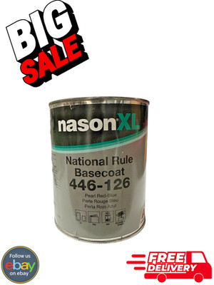Nason XL National Rule Basecoat 446-126 Pearl Red-Blue QT