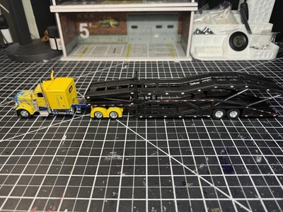 CUSTOM MADE CAR HAULER TRAILER FOR DCP 1/64 TRUCKS