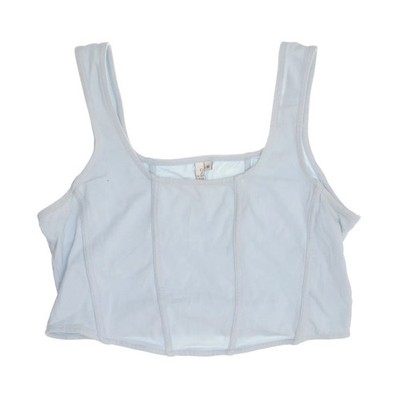 NLY Trend, Bustier, Größe: M, Blau, Baumwolle/Elasthan, Damen #kJT