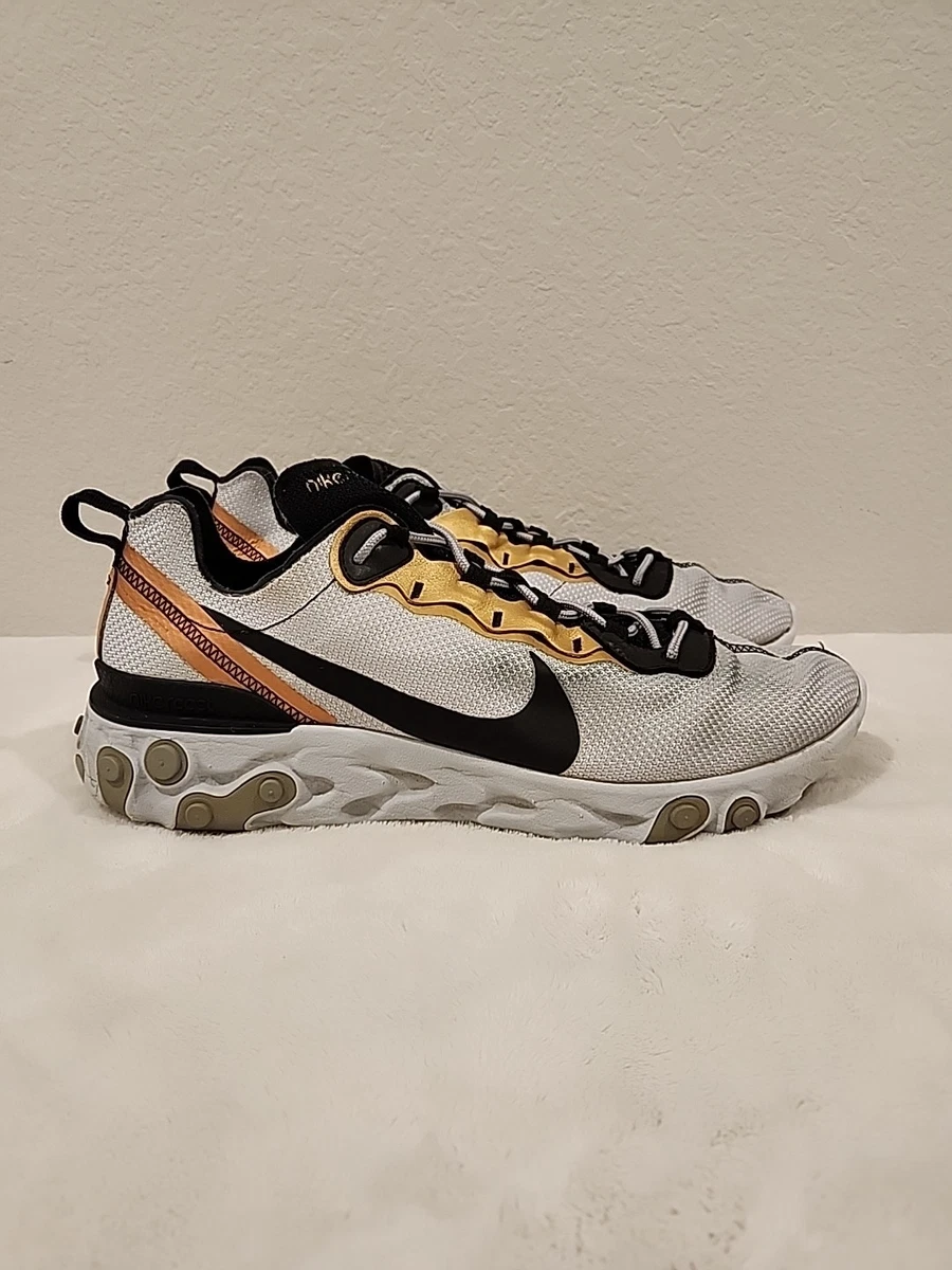 Nike React Element 55 Gold Ranger for Sale | Authenticity 