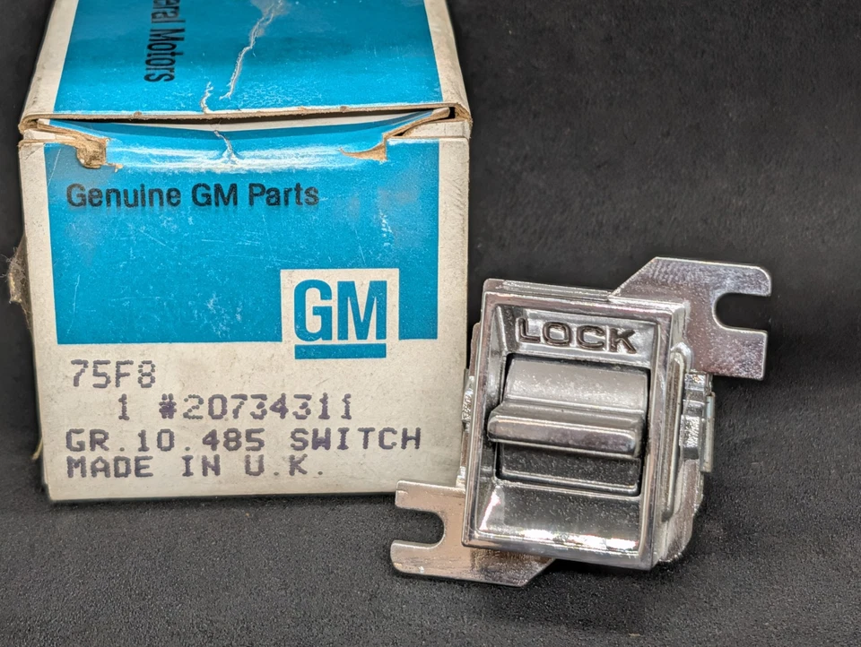 Nuevo de Lote Antiguo 1982 1983 1984 1985 1986 1987 Chevrolet Caprice Interruptor de Bloqueo Eléctrico 20734311 Foto 2 de 4