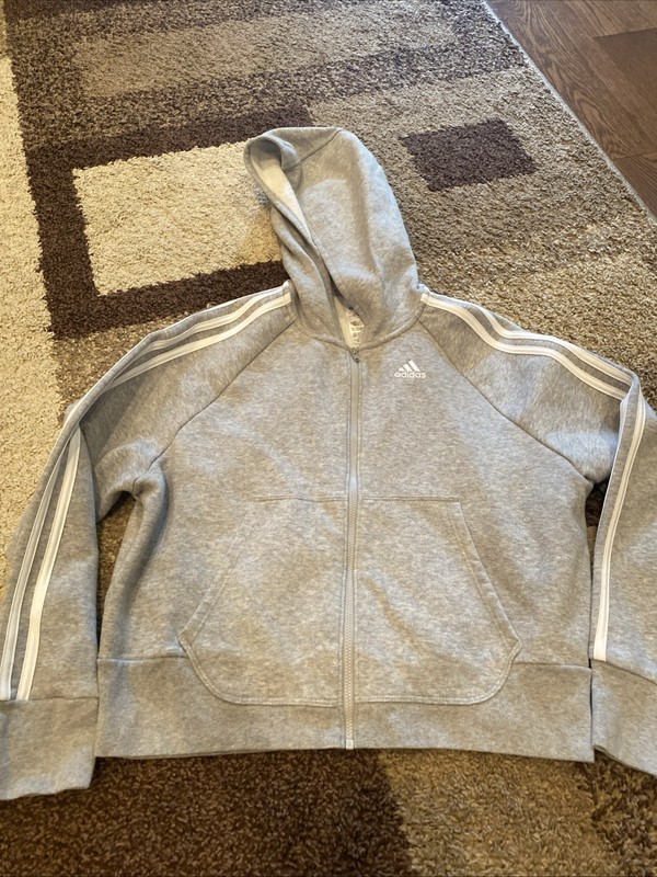 Youth Girl Adidas Size 14 Cropped Jacket