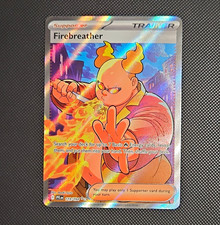 Trainer Firebreather 119/094 Me02 Holo Ultra Rare EN Pokemon TCG