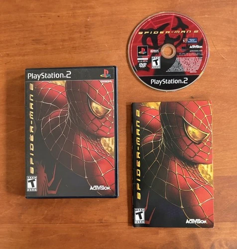 Spider-Man 2 (PlayStation 2 Ps2) Great Cond CIB Complete & Tested - Ships Fast