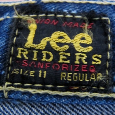 VINTAGE ORIGINAL LEE RIDERS 101 Z KIDS SIZE 11 CROTCH RIVET 1940