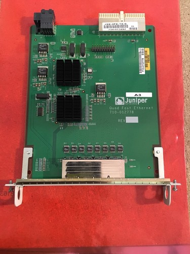 Juniper JXE-4FE-TX-S 4 port 10/100 , Quad Fast Ethernet, 750-013492 - Picture 2 of 3