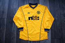 VINTAGE CELTIC 2000-01 AWAY FOOTBALL SOCCER SHIRT JERSEY LONGSLEEVE MENS XS LONG