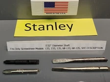 Stanley Yankee 1 & 2 Phillips & Flat Tip Screwdriver Bit 133 233 135 68-135 NEW