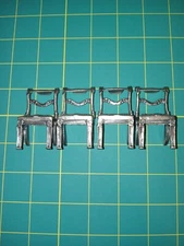 MINIATURE  DOLLHOUSE FURNITURE CHAIR'S  SIXTREES LTD,  SET OF 4 