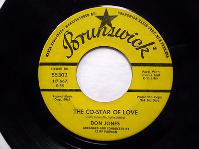 DON JONES 45 Wenn Du Meine Baby / Love Duett Brunswick 7'' 45RPM Single 1966 VG+