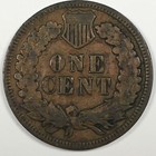 1901 United States Indian Head Cent Penny - Fine (F) KM#90a - 4455-AH — photo 2