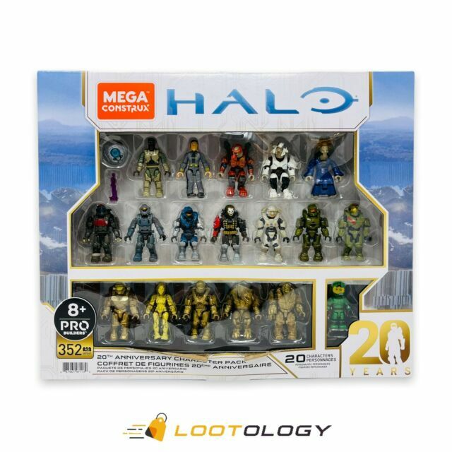 Mega Construx Pro Builders Halo 20th Anniversary Character Pack - 20 Characters for sale online - eBay