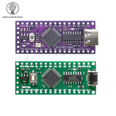 MiniEVB TYPE-C MICRO USB Compatible ATMEGA328 Nano V3 LGT8F328P For Arduino New