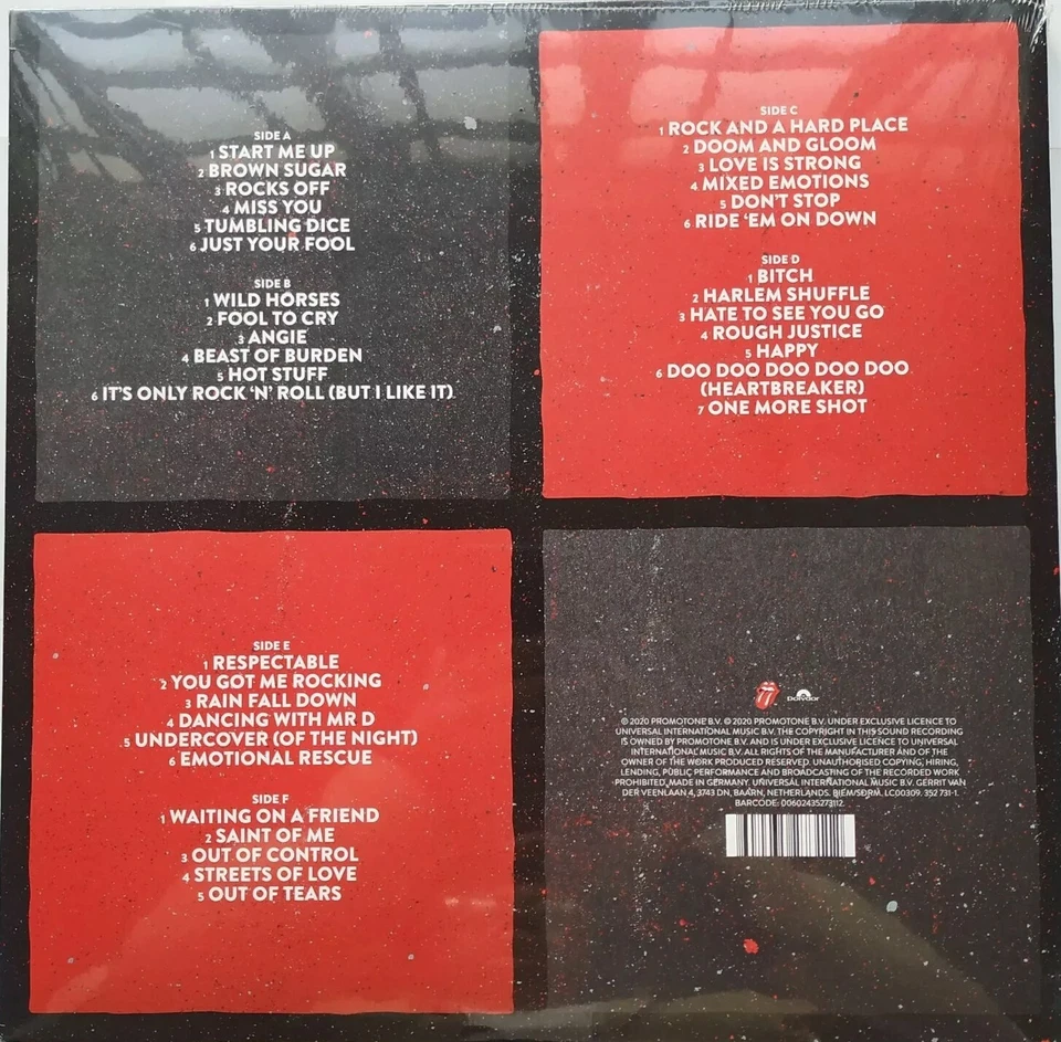 THE ROLLING STONES LP x 3 Honky Very Best Of RED VINYL Store Exclusive SEALED - Image 3 of 4