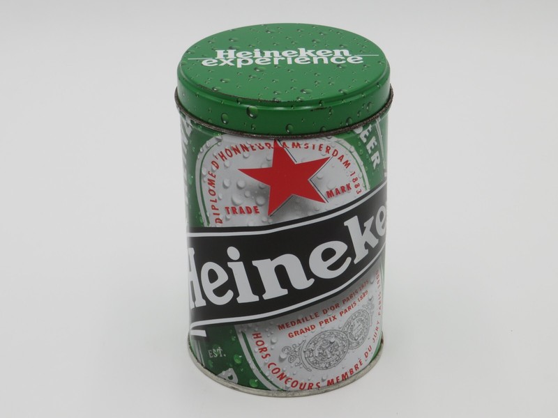 Vintage 2000s HEINEKEN EXPERIENCE Brewery Canister - Amsterdam Holland Beer Bier