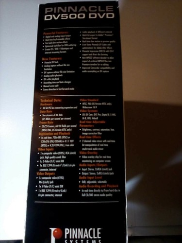 Pinnacle DV500 DVD Digital Video Production Kit - Picture 4 of 5