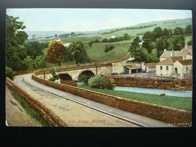 Cumbria ALSTON Tyne Bridge - alte Postkarte von N&C Serie