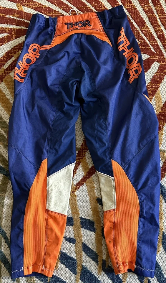 Pantalones Thor Phase Hyperion Azul Marino/Naranja Talla 34Us 2903-1308 Foto 3 de 4