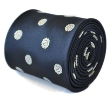 White Yorkshire Rose Frederick Thomas Mens Premium Tie Handmade Leeds