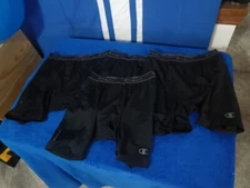 Champion Men's Underwear Stretchy Boxer Briefs Size Large Color Black 4 Pairs