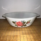 Vintage JAJ Pyrex Cottage Rose Casserole Dish #509 Made in England 7"