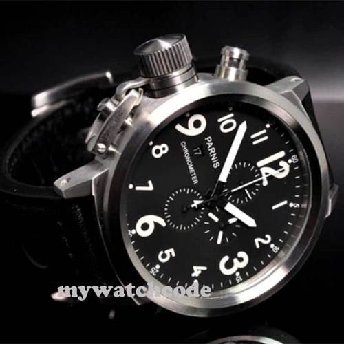 50mm Parnis Big Face black dial day 