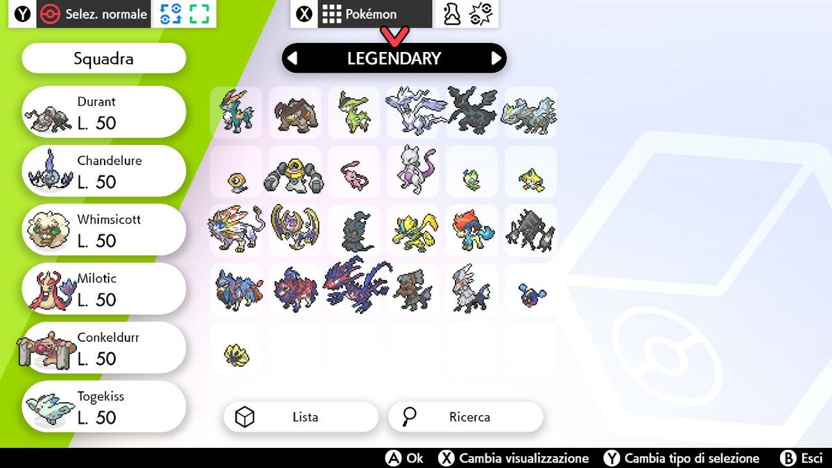 Shiny legendary bundle for Pokemon Sword and Shield + 6 Masterballs