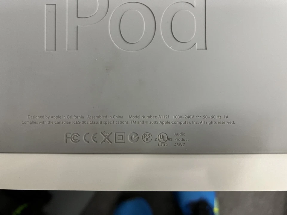 Динамик док-станция Apple iPod Hi-Fi A1121 со шнуром питания — ПРОТЕСТИРОВАН, ЗВУЧИТ ОТЛИЧНО!! - Изображение 3 из 4