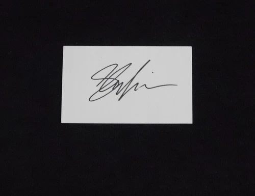 Shania Twain Hand Signed Index Card