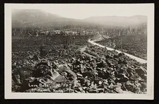 RPPC, Lava Beds. McKenzie Highway, Oregon. Circa 1950's.