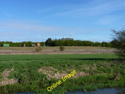 Photo 6x4 Hill Farm hides behind trees Stanford/TL1641 Barely visible fr c2012