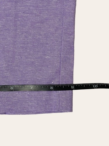 Alfred Dunner Classic Fit Capri High Rise Womens Pants Size 10 Linen Blend NWT - Picture 10 of 10