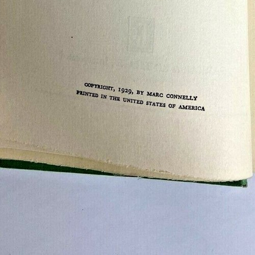 The Green Pastures - A Fable by Marc Connelly 1929 1st Edition HC Pulitzer Prize - Picture 5 of 6