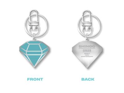 SHINee DEBUT 12th ANNIVERSARY OFFICIAL GOODS LOGO KEY RING KEYRING