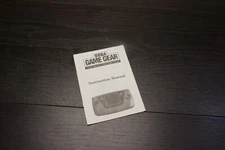 Sega Game Gear Console instruction Manual Booklet Insert ONLY