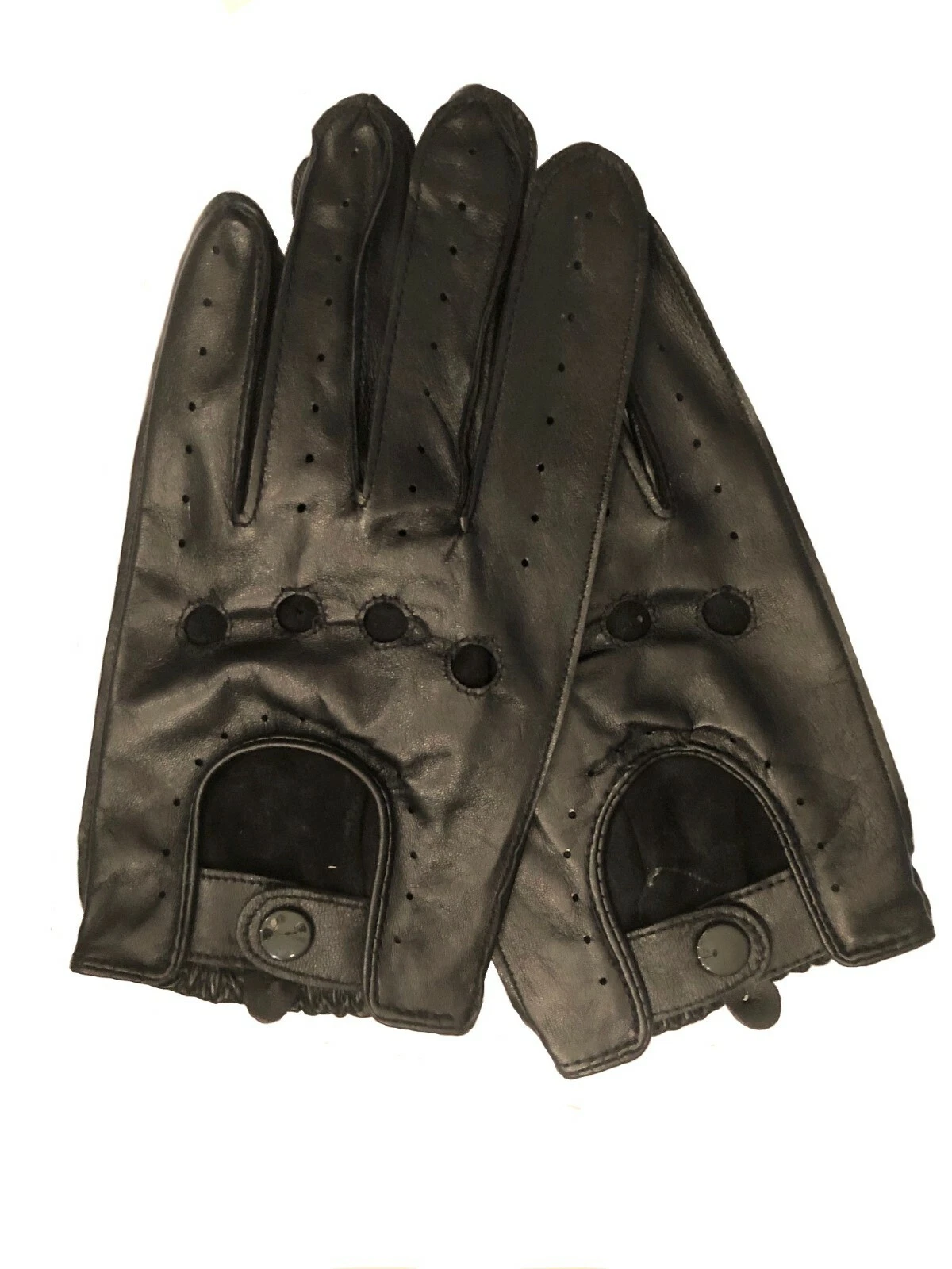 MEN'S SOFT LAMBSKIN LEATHER DRIVING GLOVES (Ethiopian Leather)