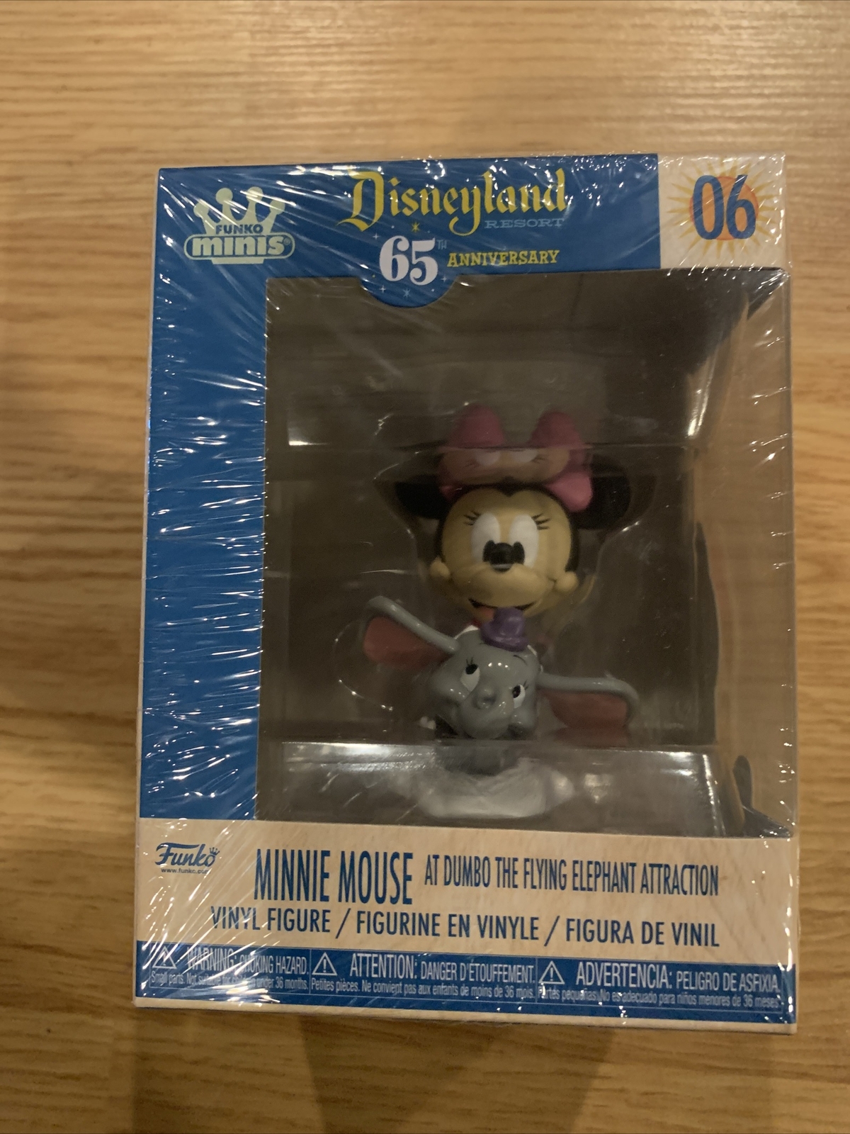 Mini Mouse Funky Funko Minis Disneyland 65th Anniversary Minnie Mouse On Dumbo Ride #06 ...