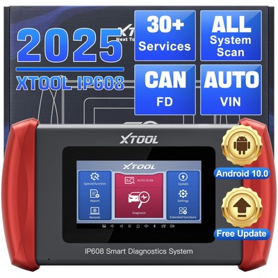 XTOOL IP608 Full System OBD2 Scanner Diagnostic Tool, Code Reader for Cars an...