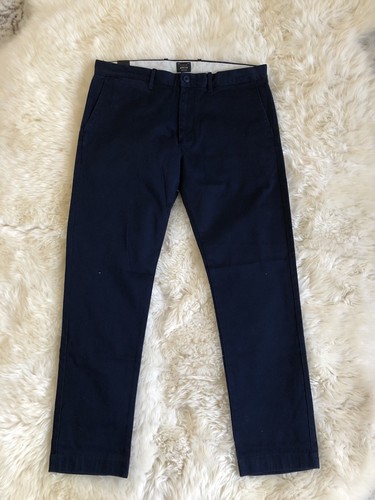 484 Slim Fit Pants 33W 30L E1589 Navy 