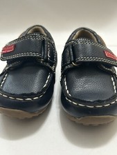 The Childrens Place Blue Loafer Boys Dress Shoes With Straps Size Toddler 5