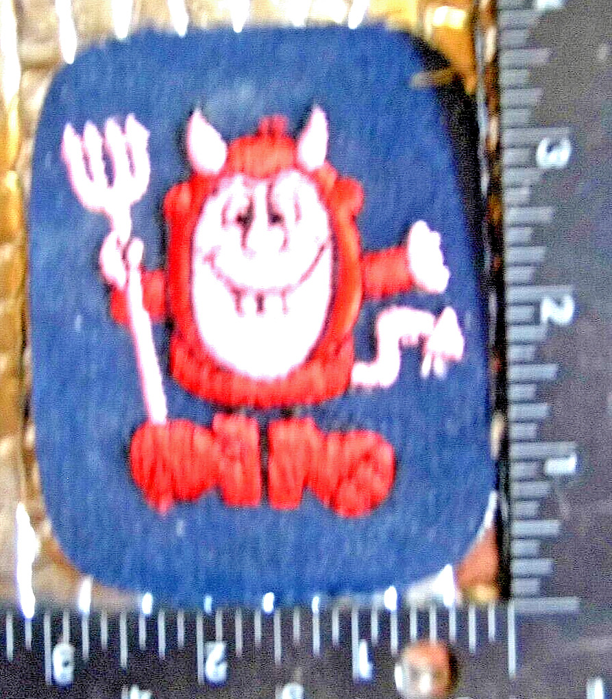 Vintage Patch  Funny Comical DEVIL    FREE SHIPPI… - image 1