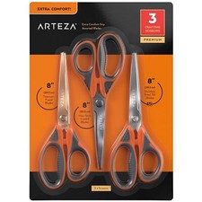 Arteza Crafting Scissors Assorted Blades Sizes- Set of 3