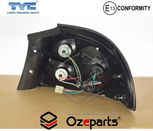 Pair LH+RH Tail Light Lamp Black For Holden Monaro Coupe VX VY VZ 01~12 - Picture 5 of 7