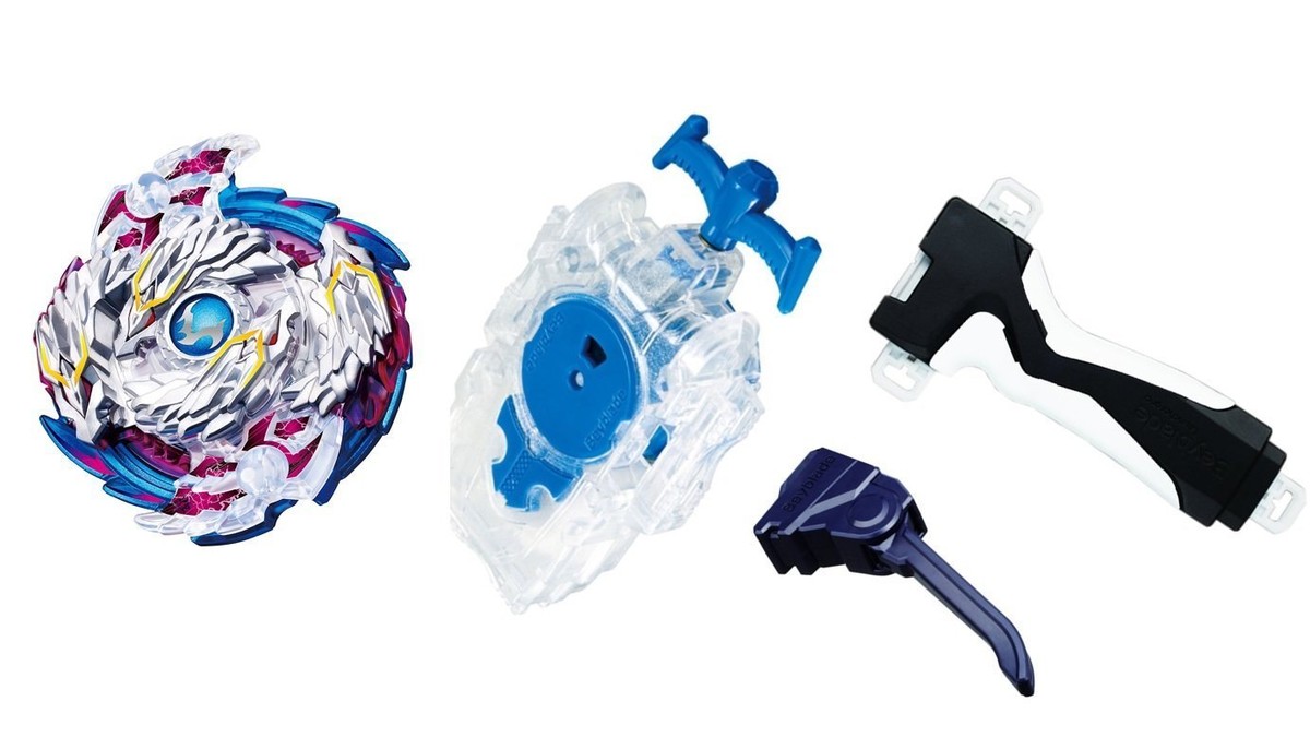 NEW Beyblade Burst B-97 Nightmare Longinus. Ds+ B-99 + B-40 + B-72