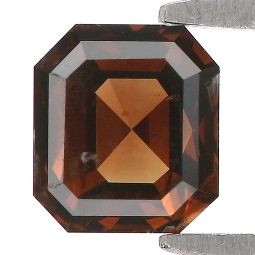 1.10 Ct IGI CERTIFIED Natural Emerald Diamond 5.90 MM Orange Brown Color QL7721 - Picture 8 of 10
