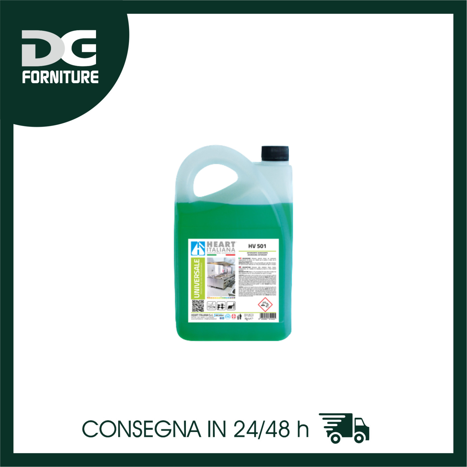 Sgrassatore HV 501 Heart Italiana per Lavaggio Esterno e Motori