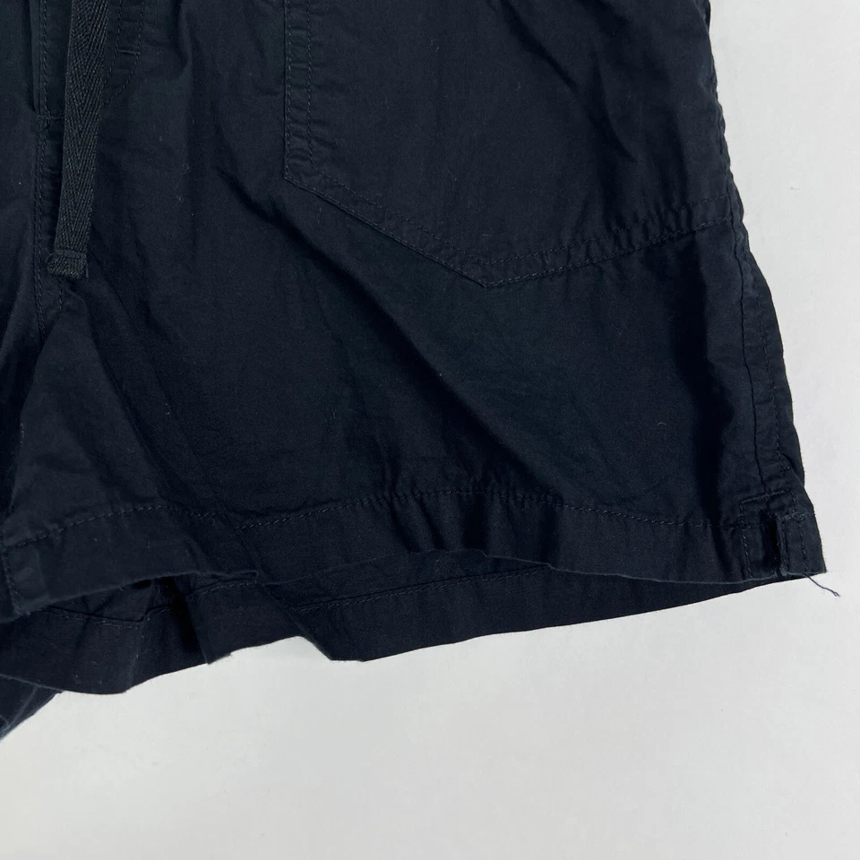 Pantalones Cortos Arizona Juveniles Talla 18 1/2 Plus Pantalones Cortos Pull On Negro Algodón Ligero Foto 4 de 4